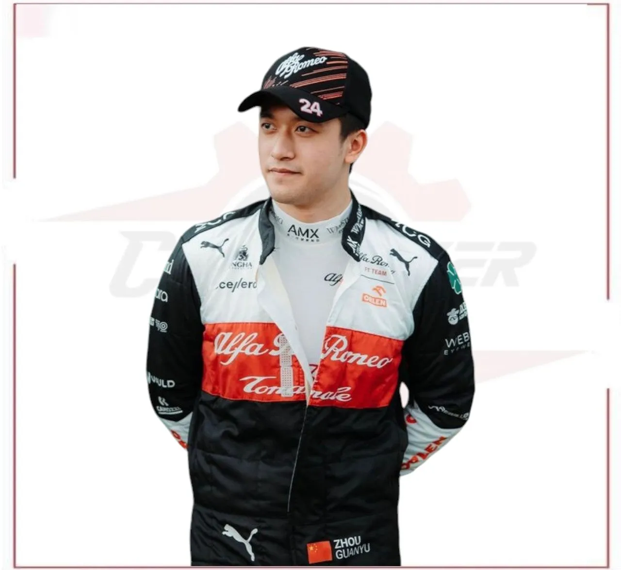 2022 Zhou Guanyu Alfa Romeo F1 Team Race Suit