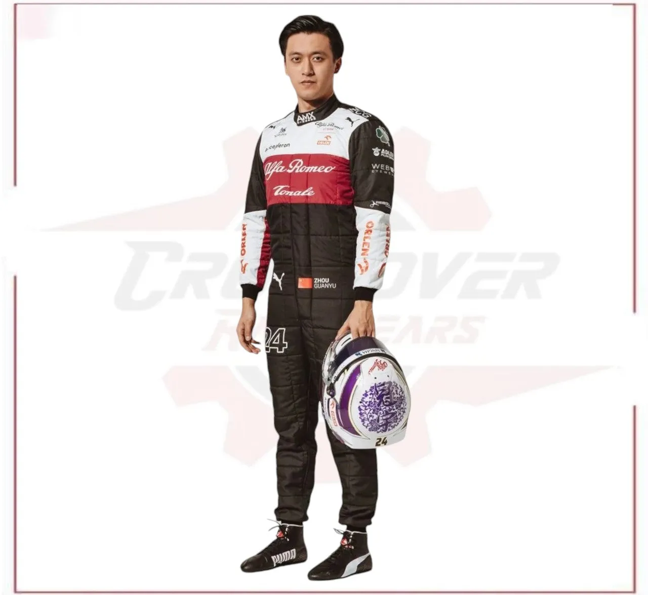 2022 Zhou Guanyu Alfa Romeo F1 Team Race Suit