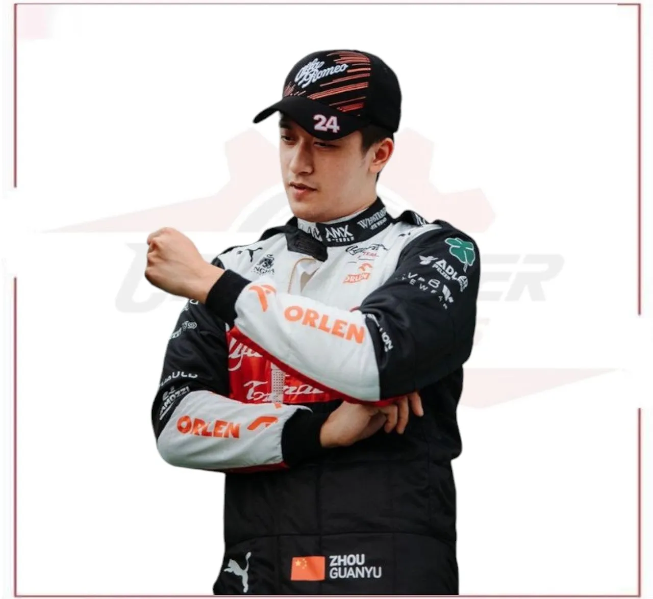 2022 Zhou Guanyu Alfa Romeo F1 Team Race Suit