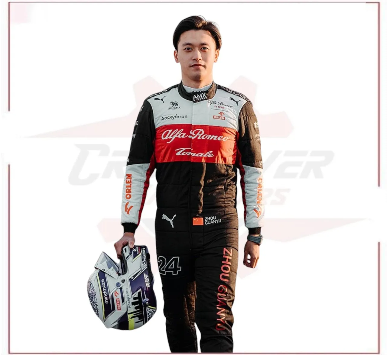 2022 Zhou Guanyu Alfa Romeo F1 Team Race Suit