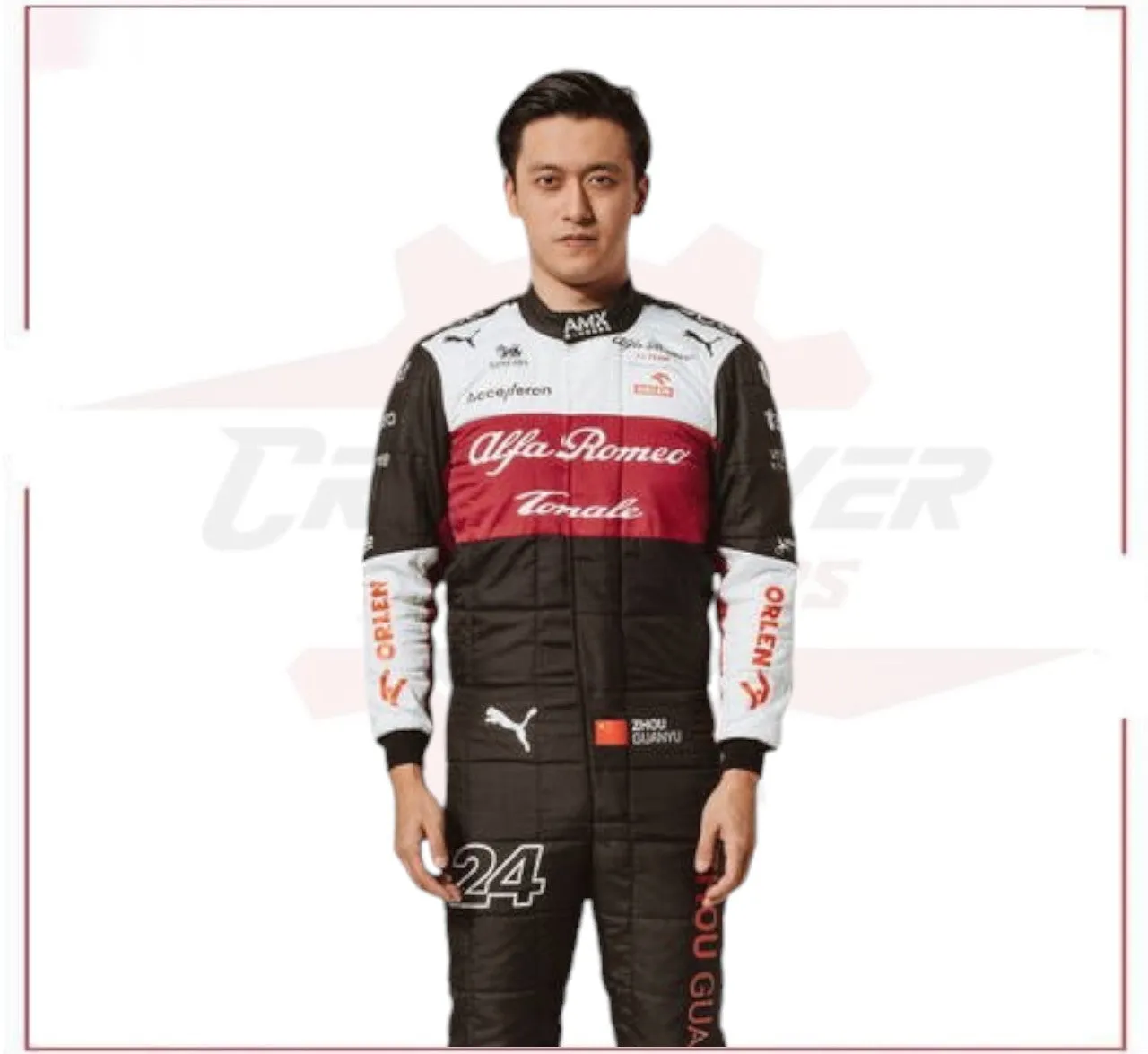 2022 Zhou Guanyu Alfa Romeo F1 Team Race Suit