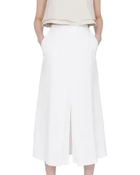 Apiece Apart Karin Slit Skirt in White -FINAL SALE