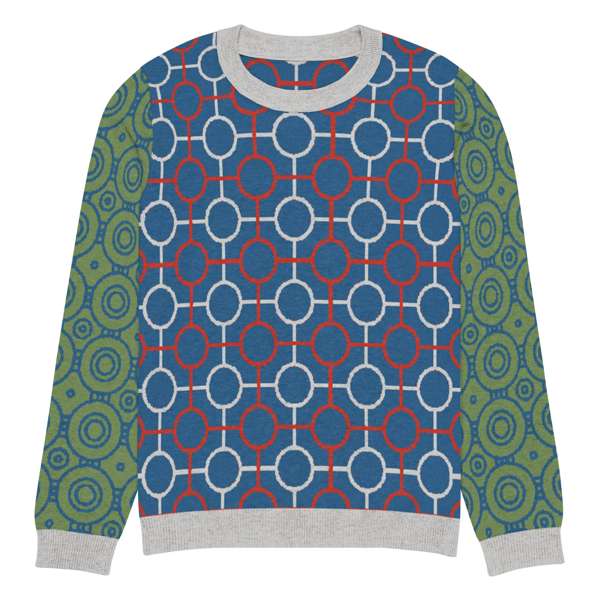 Circle Mind Jerk in the USA Knitted Crewneck Sweater