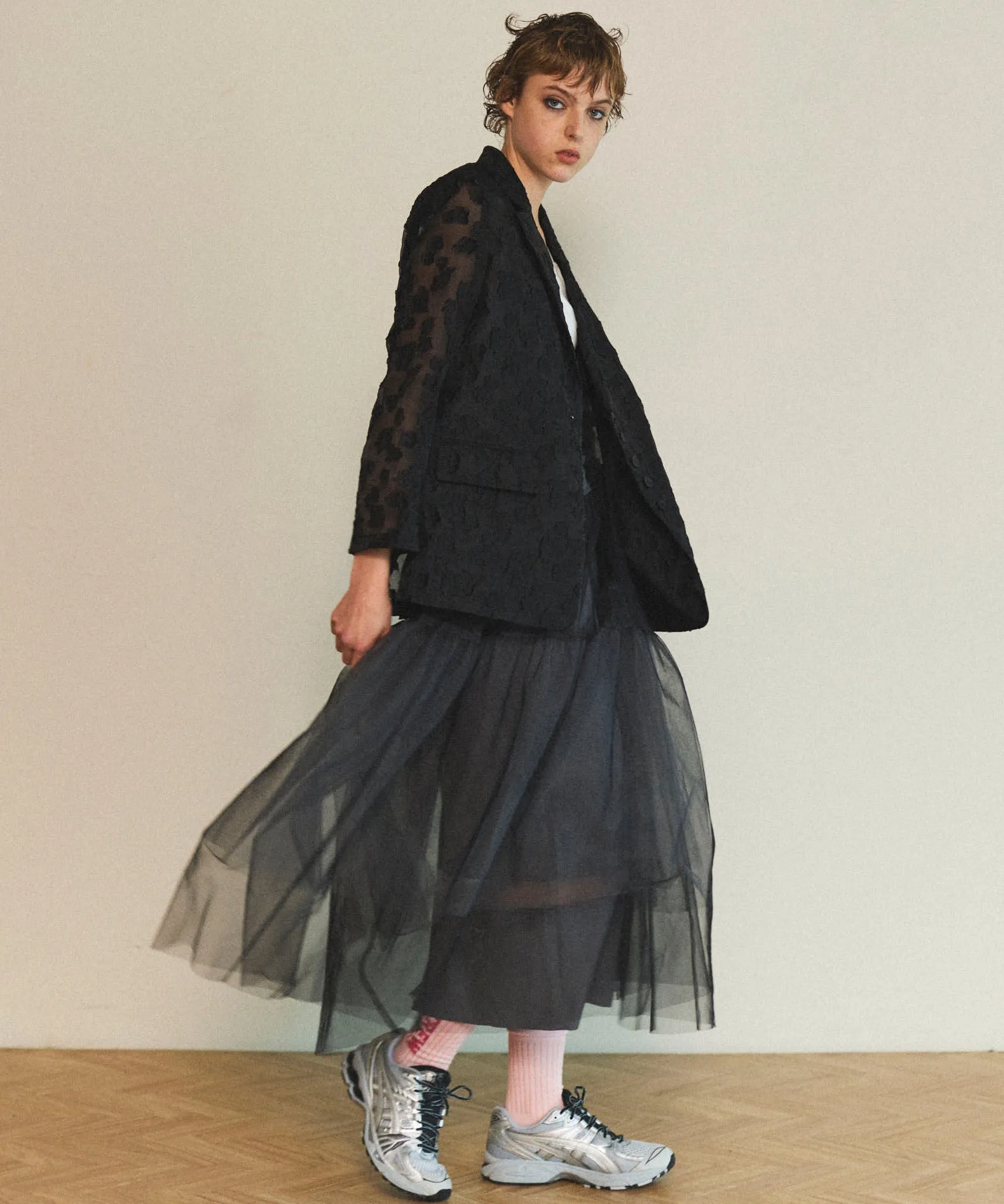 Layered A-line Slirt