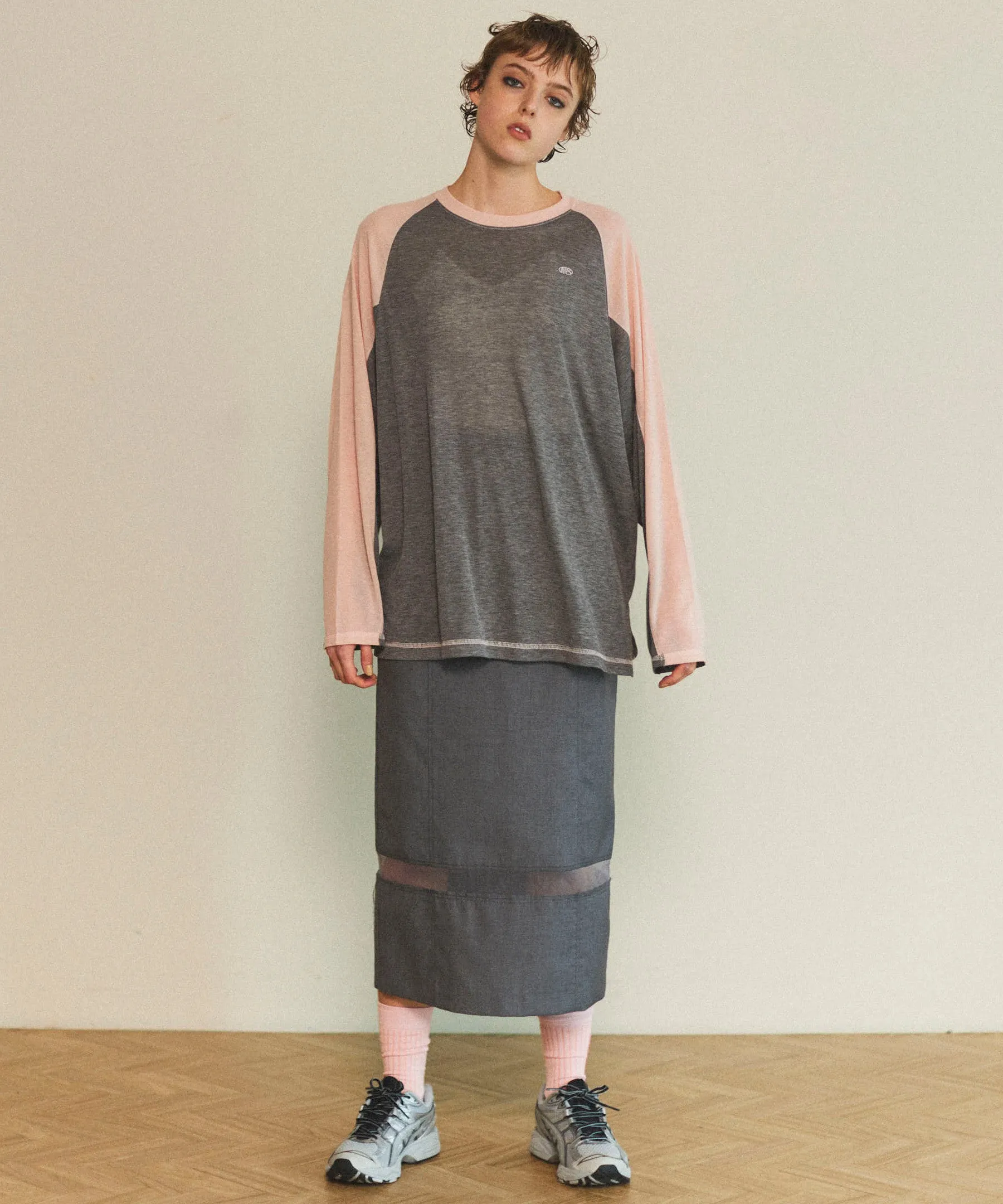 Layered A-line Slirt