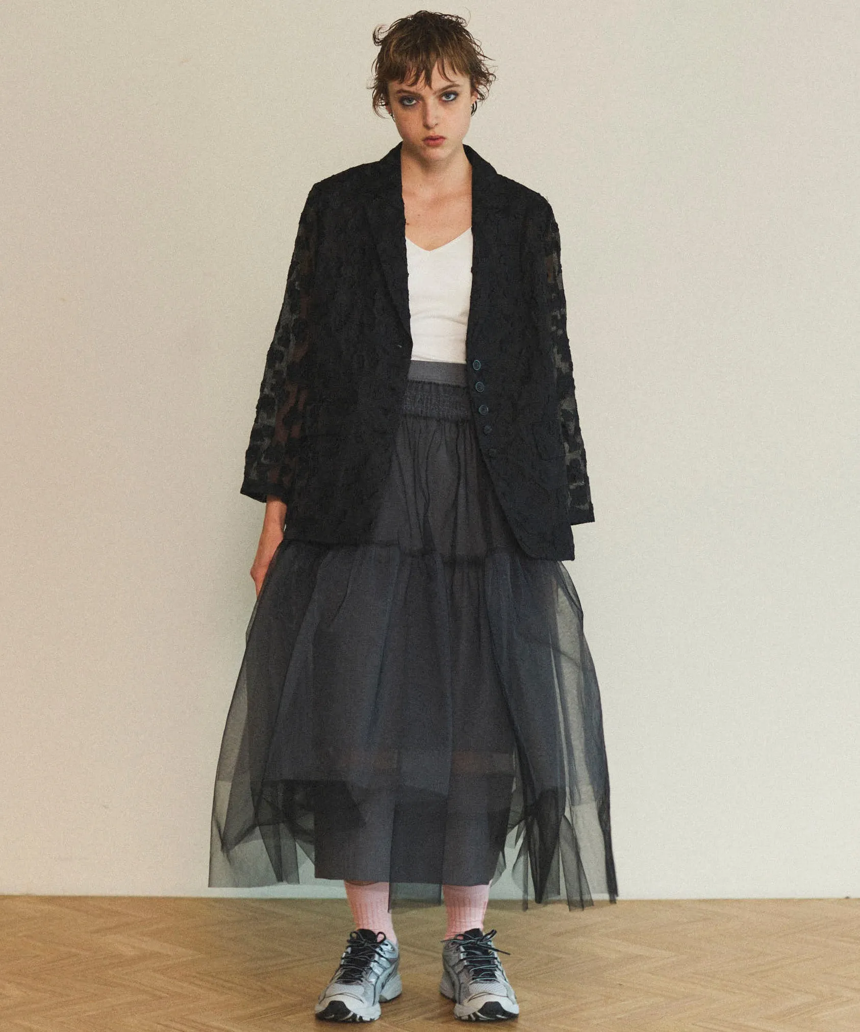 Layered A-line Slirt