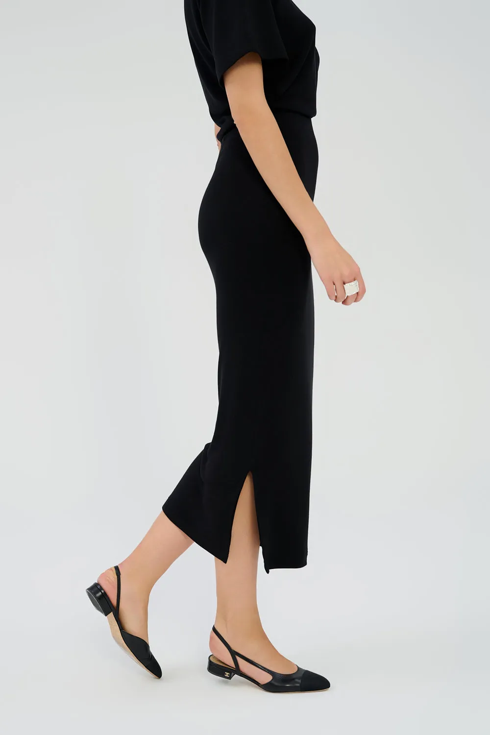 Saint Body Midi Skirt Black