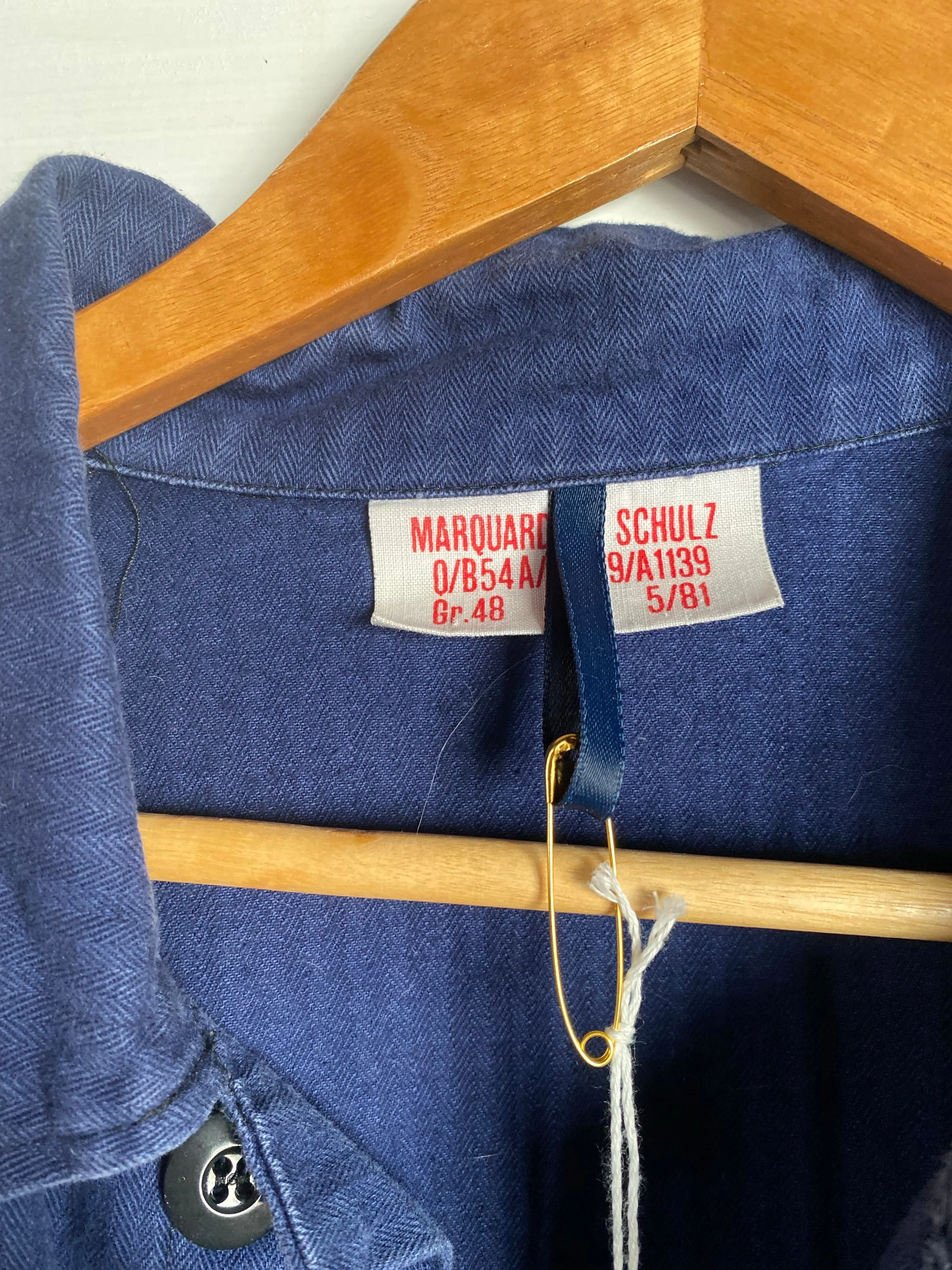 Vintage Indigo Jumpsuit - Dark Blue