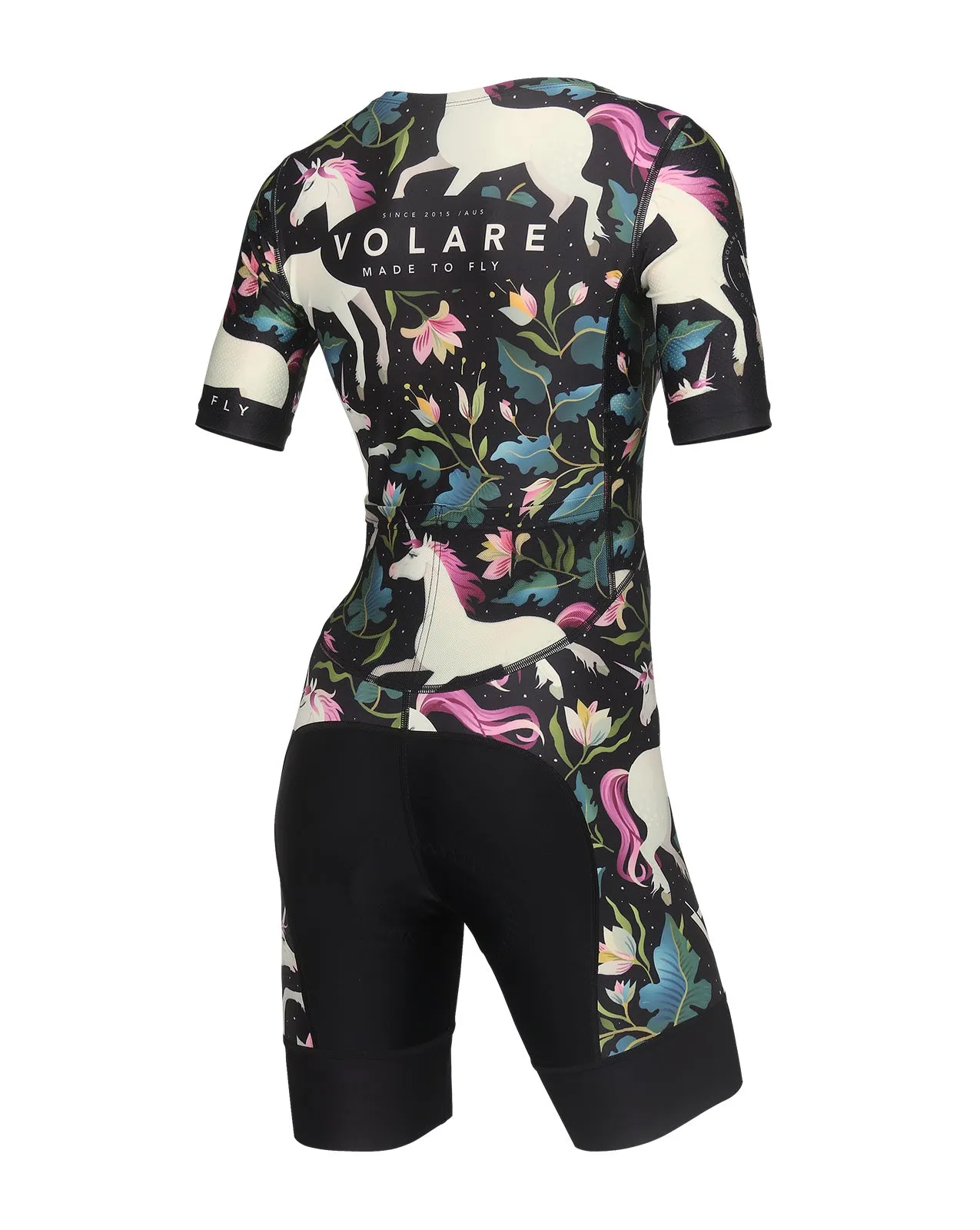 Volare Womens Unicorn Sleeved Tri Suit